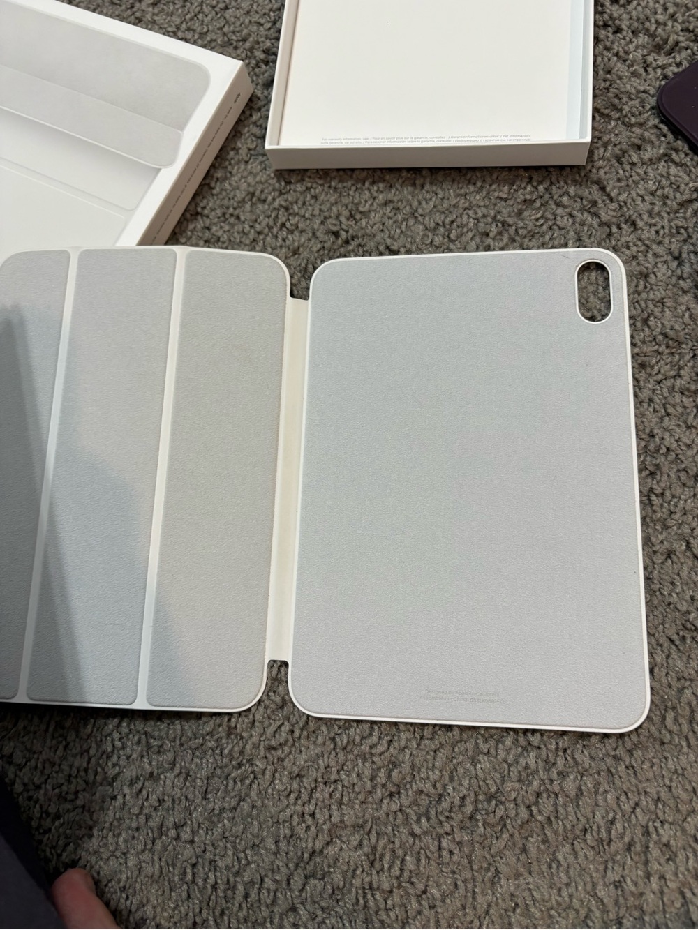 Apple iPad mini Smart Folio - White Cover - Picture 4 of 6